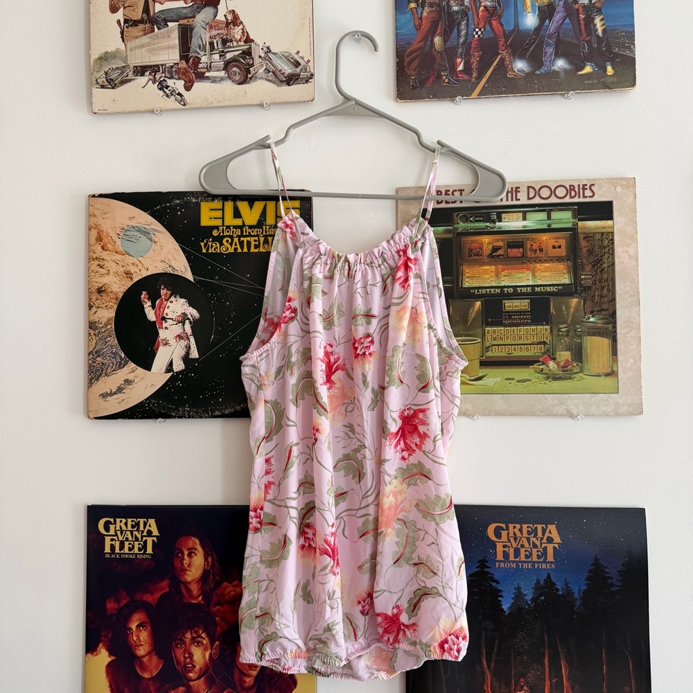 Soho Pink Floral Tank Top